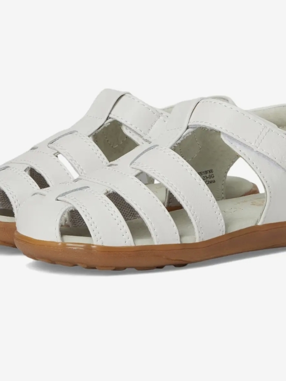 SEE KAI RUN GLORIA WHITE SANDAL SIZE 5